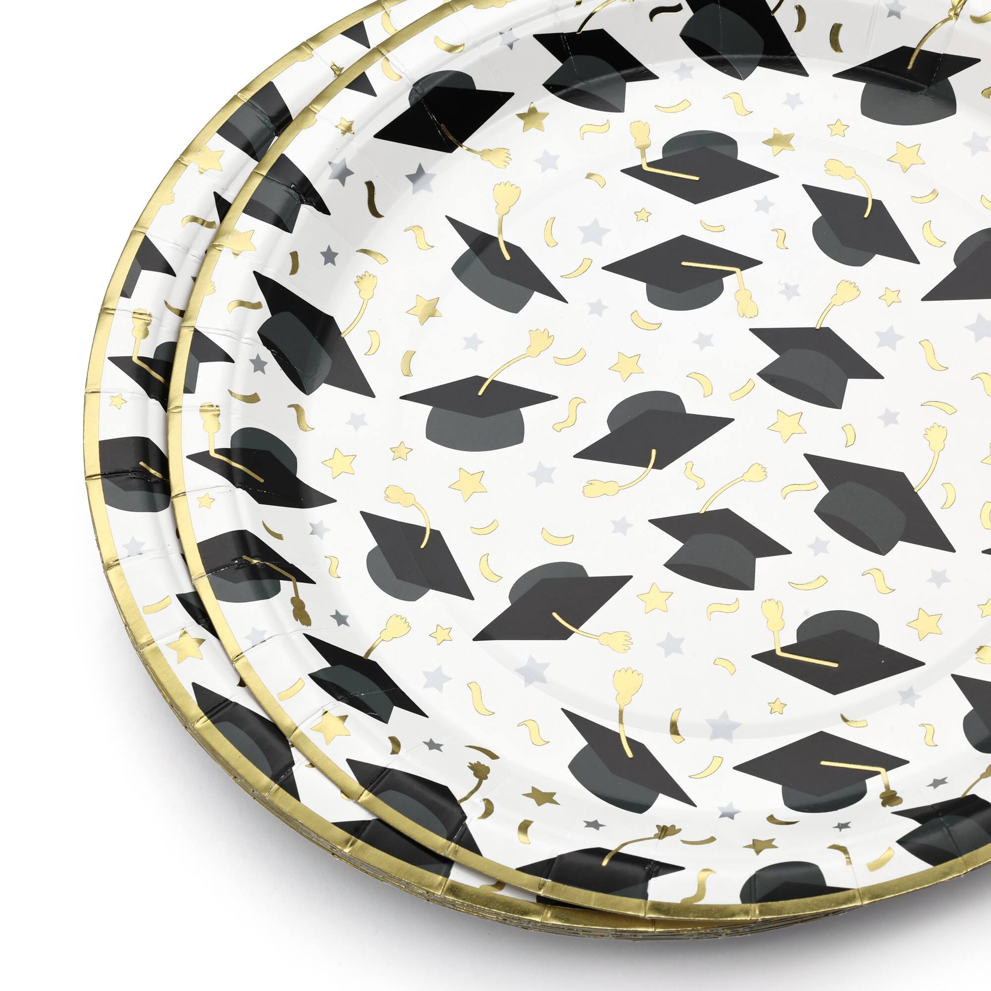 9" Graduation Cap Toss Dinner Plates, 10ct. by Celebrate It™